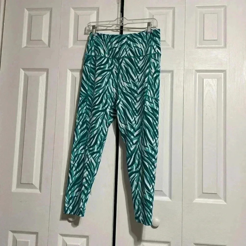 Body Glove tropical print exercise active wear leggings